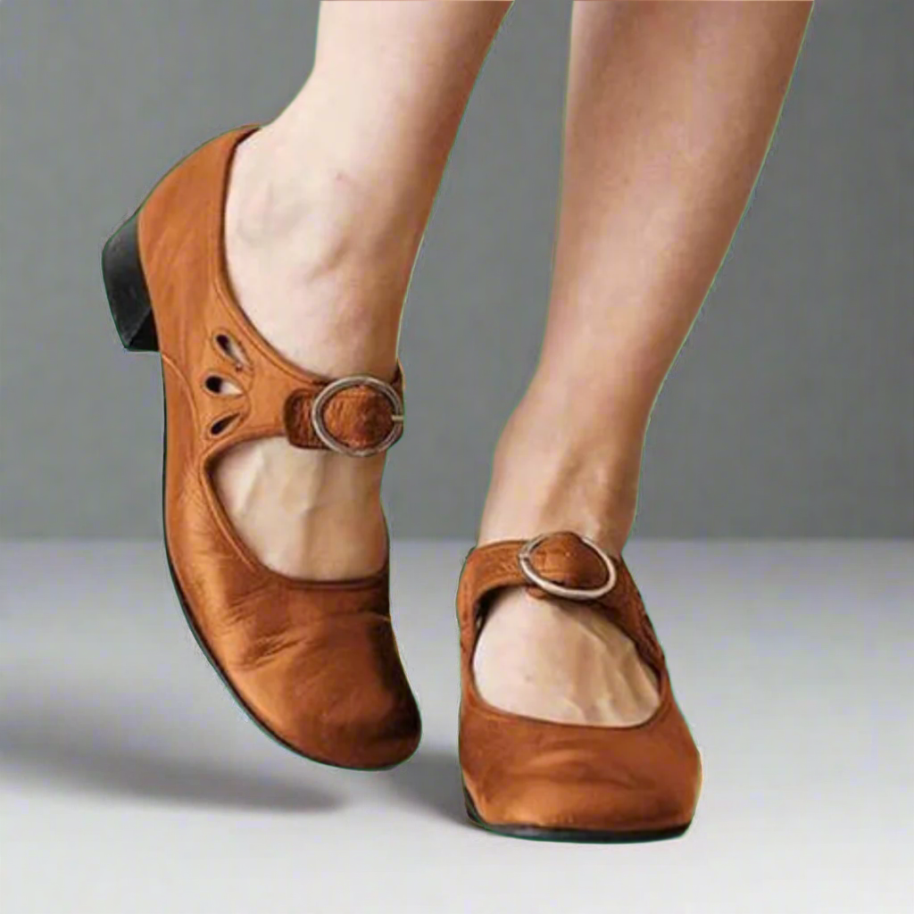 Diane / Sandales orthopédiques en cuir confortables
