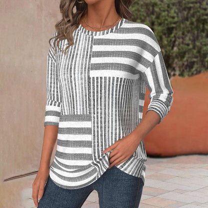 Juliette™ | T-Shirt Décontracté À Rayures