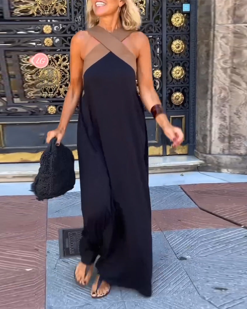 JILLIAN - ROBE LONGUE CROISÉE