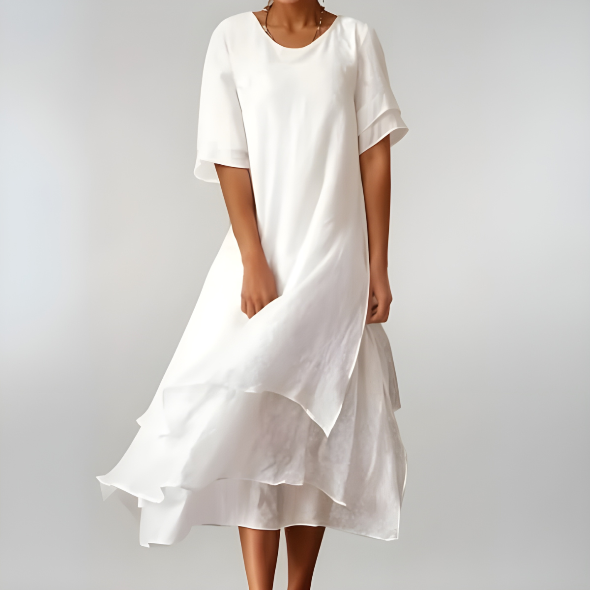 Francine / Robe longue en coton