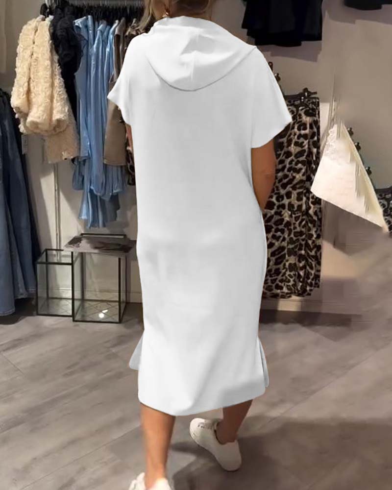 NELINE - ROBE DE SOIRÉE À CAPUCHE
