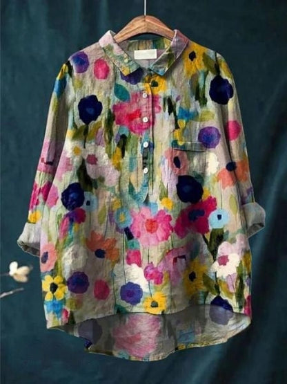 Lila - Blouse à imprimé floral