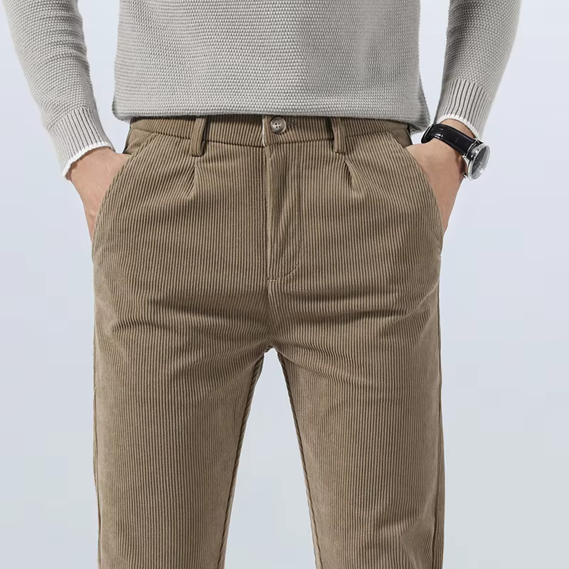 LOGAN - PANTALON EN VELOURS CÔTELÉ
