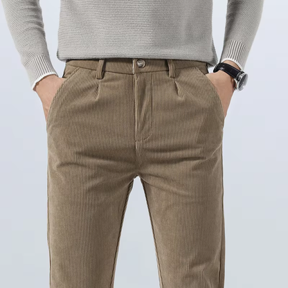 LOGAN - PANTALON EN VELOURS CÔTELÉ