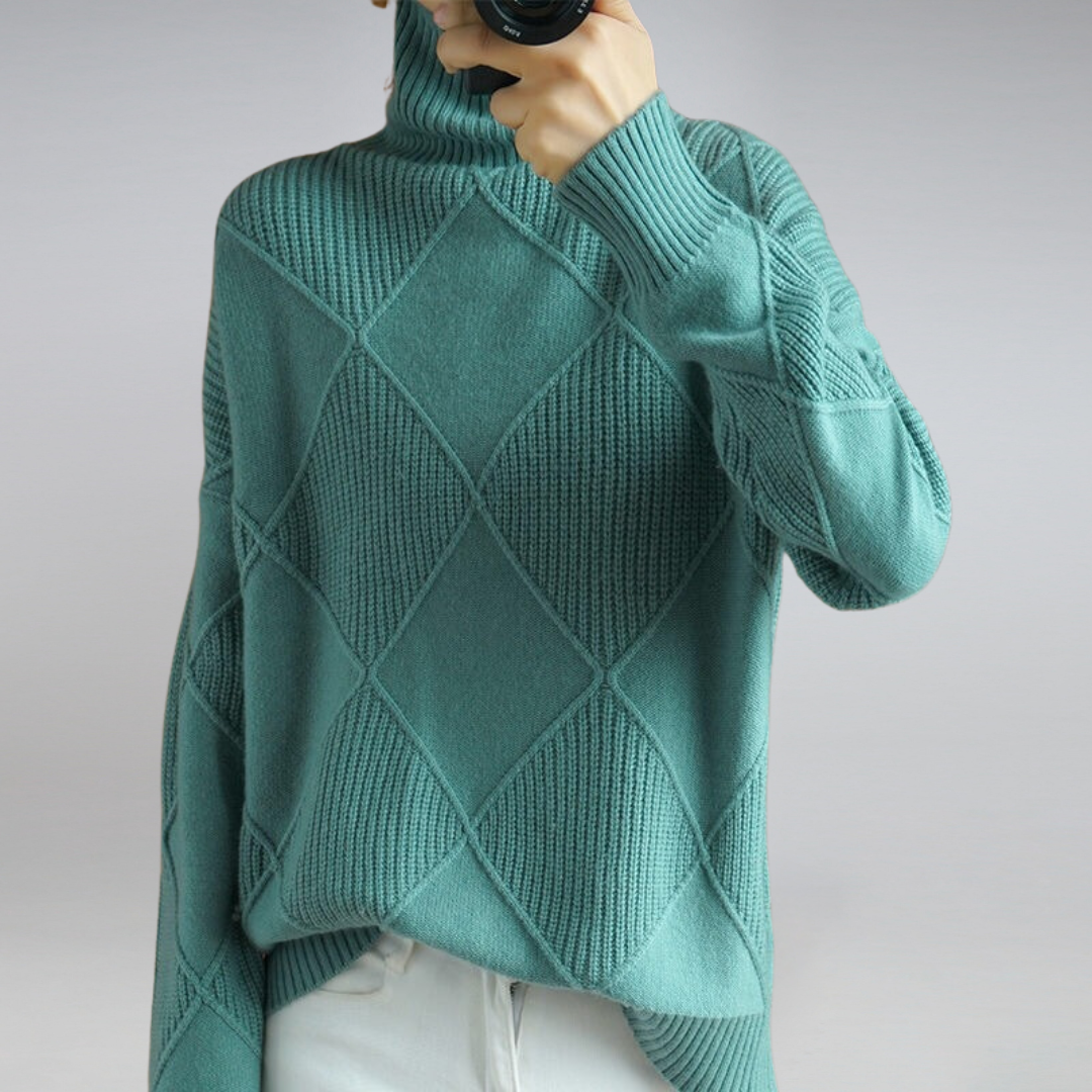 Adélie | PULL COL ROULÉ CHIC