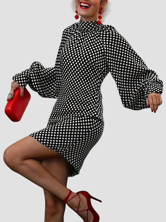 Miléna | Robe courte à pois