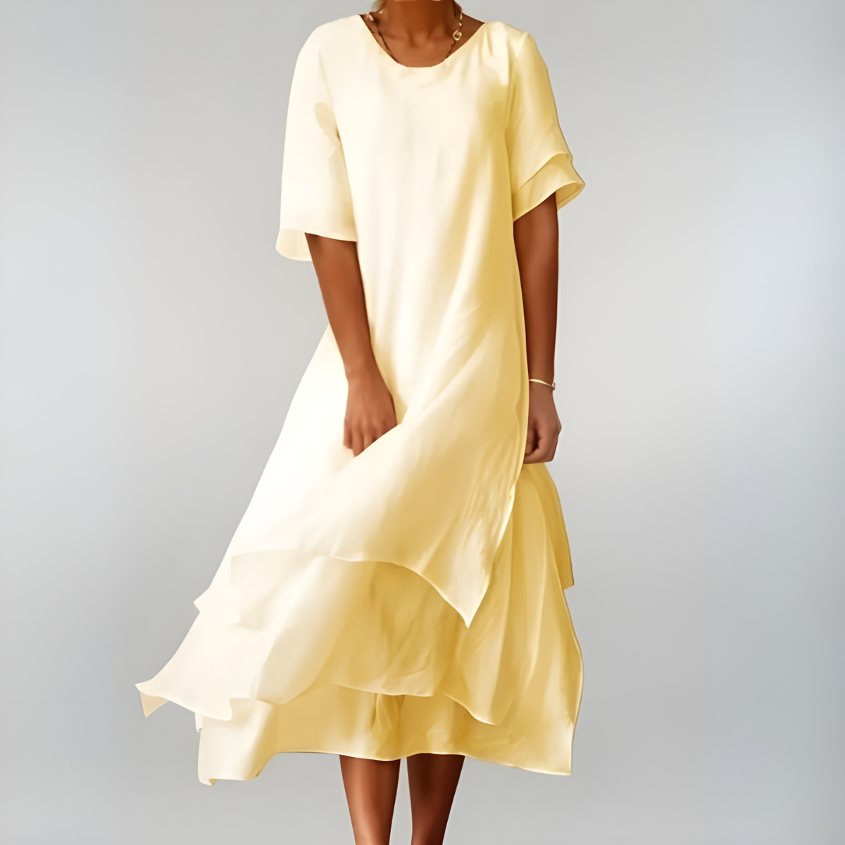 Francine / Robe longue en coton