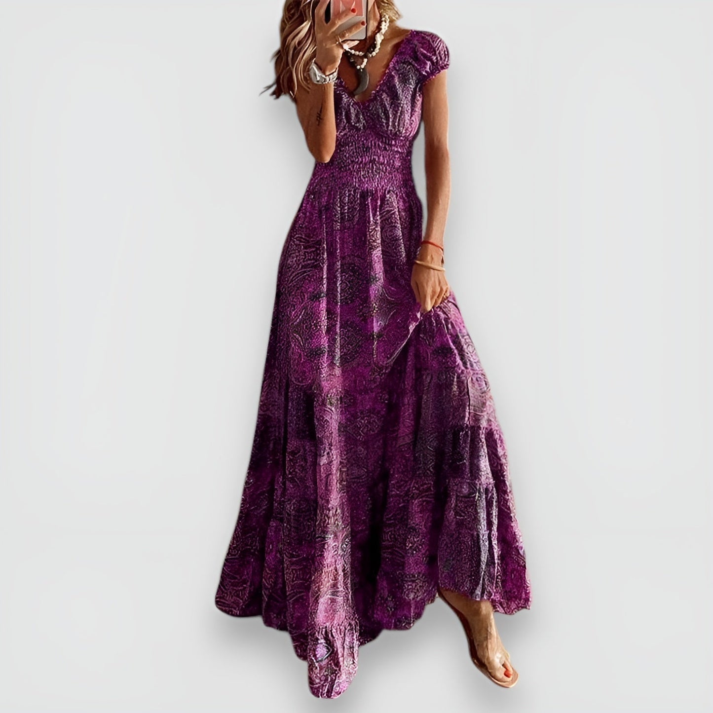 Rosé | Robe longue