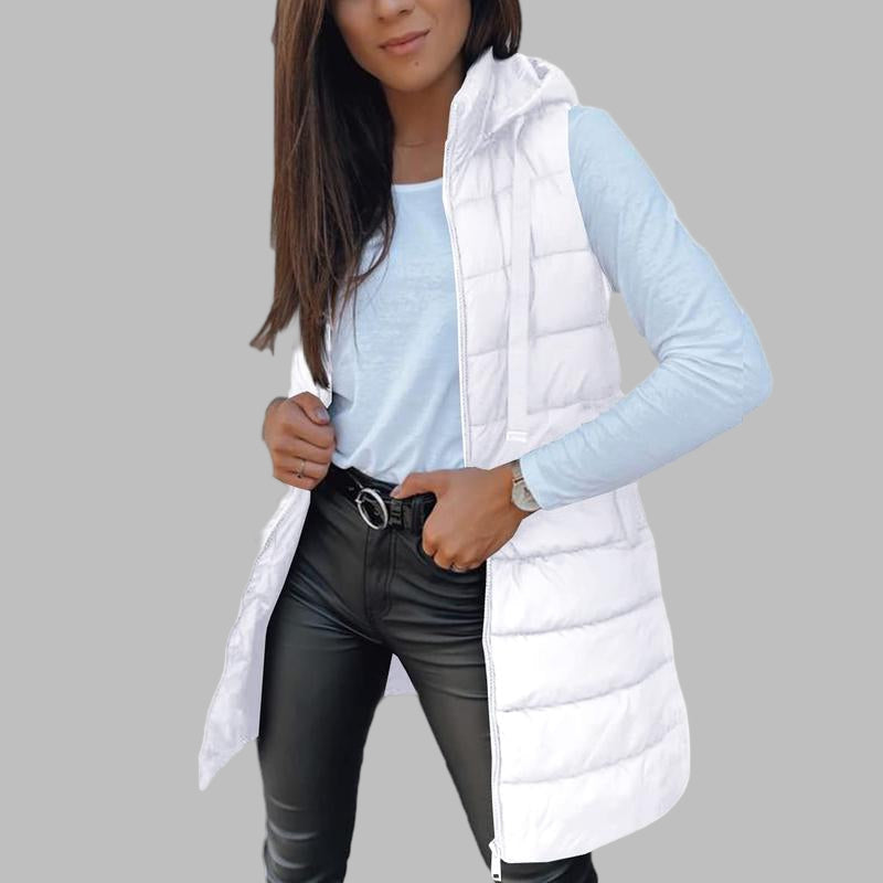 RHODA - GILET MATELASSÉ HORIZON GLACÉ