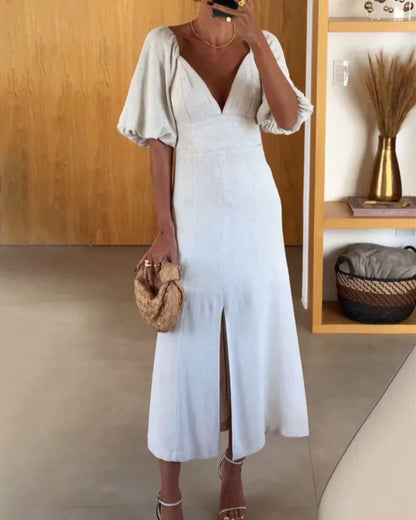 Émiliano™ | Robe midi en lin