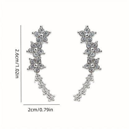 Boucles d'oreilles florales intemporelles