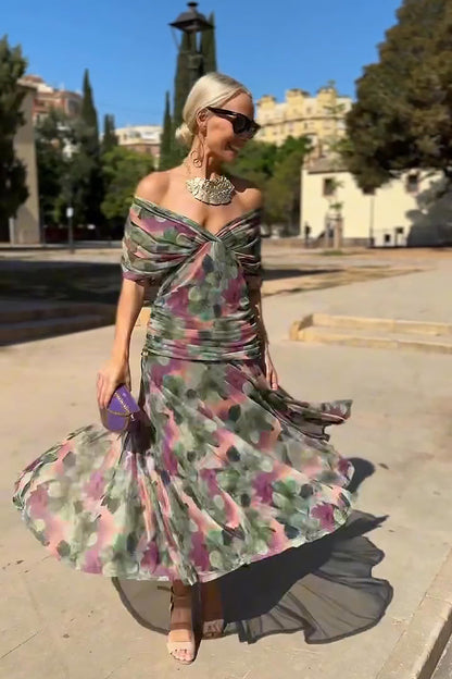 Louise™ Robe Longue de Cérémonie Élégante avec Décolleté en V