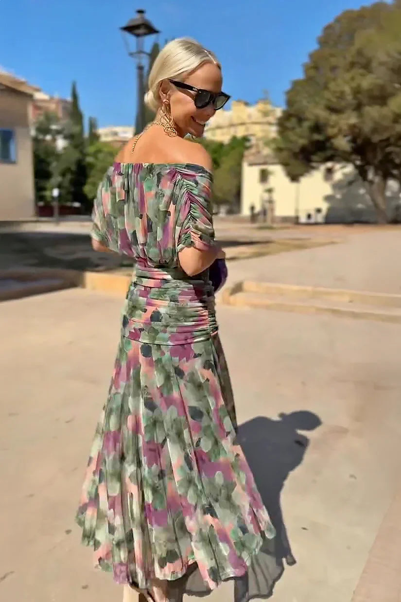 Louise™ Robe Longue de Cérémonie Élégante avec Décolleté en V