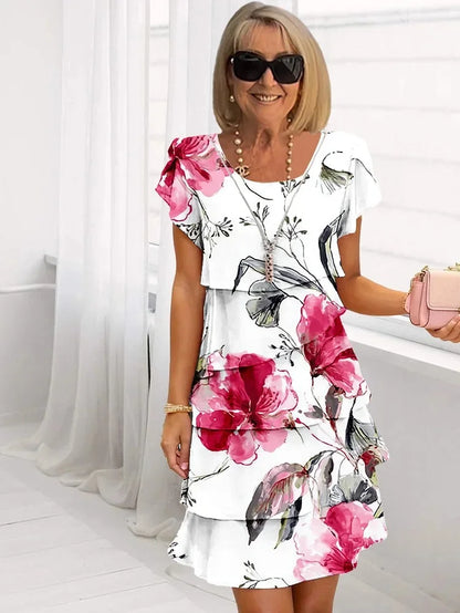 Jimena - Robe longue élégante à fleurs