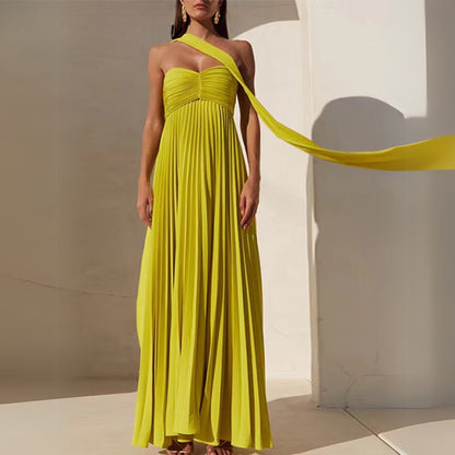 MOÏRA - TENUE MAXI PLISSÉE FORMELLE