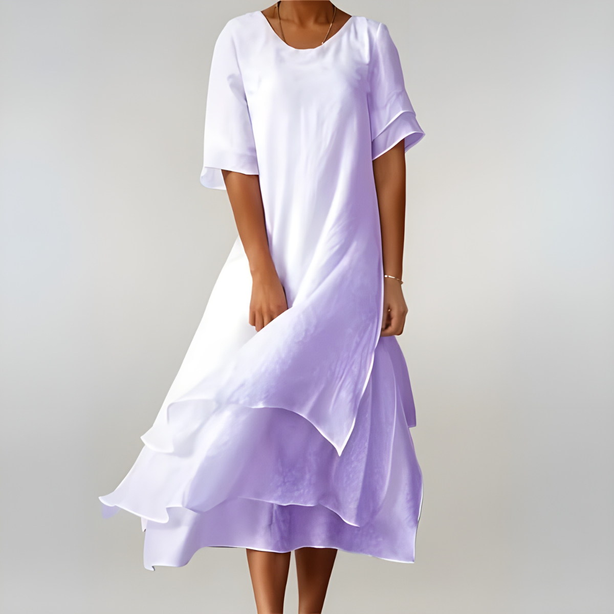 Francine / Robe longue en coton