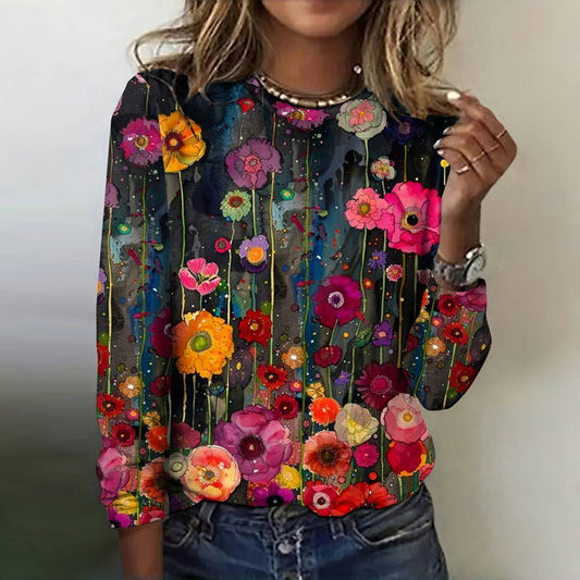 Sabrina™ | T-Shirt À Imprimé Ethnique Vintage