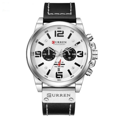 Montre à quartz décontractée et tendance.