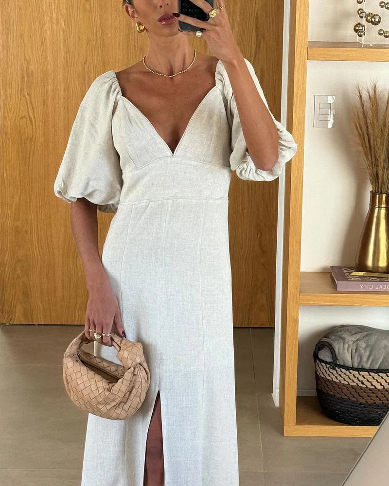 Émiliano™ | Robe midi en lin