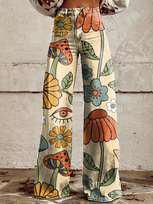 Giana | Pantalon évasé vintage