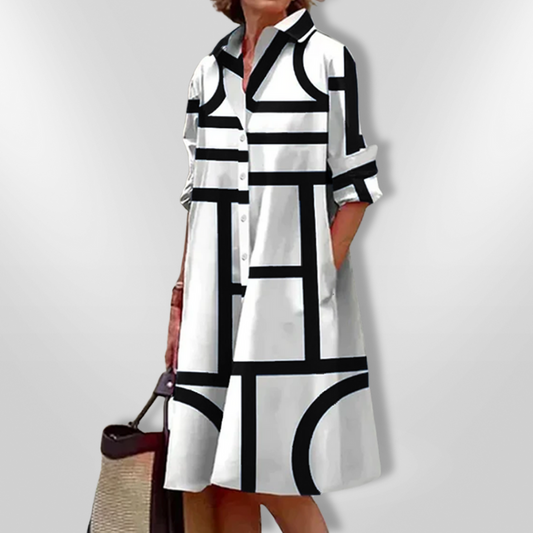 LENSÉE - ROBE MIDI AVEC POCHES DU QUOTIDIEN