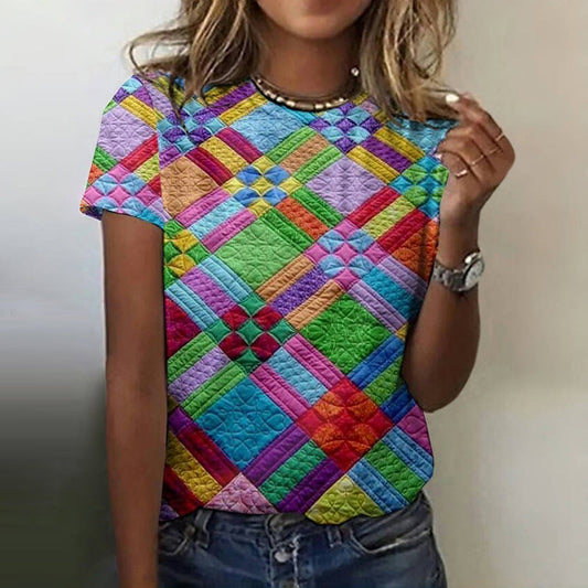 Nora | T-shirt vintage coloré