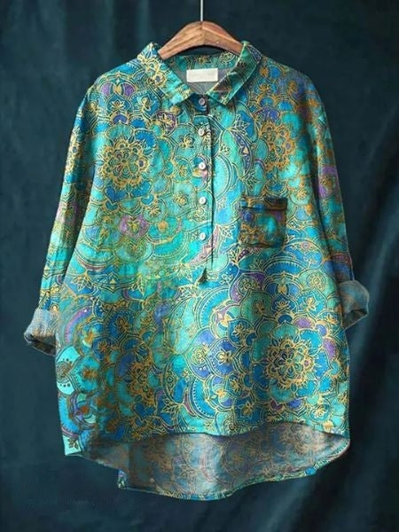 Lila - Blouse à imprimé floral