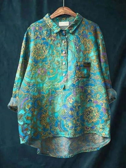 Lila - Blouse à imprimé floral