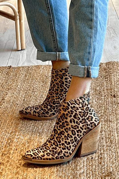 Lila® | Bottines à imprimé léopard