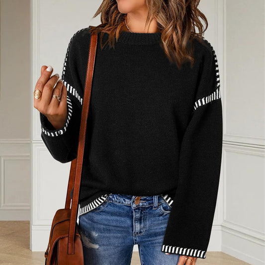 EVANIA - PULL EN MAILLE SURDIMENSIONNÉ