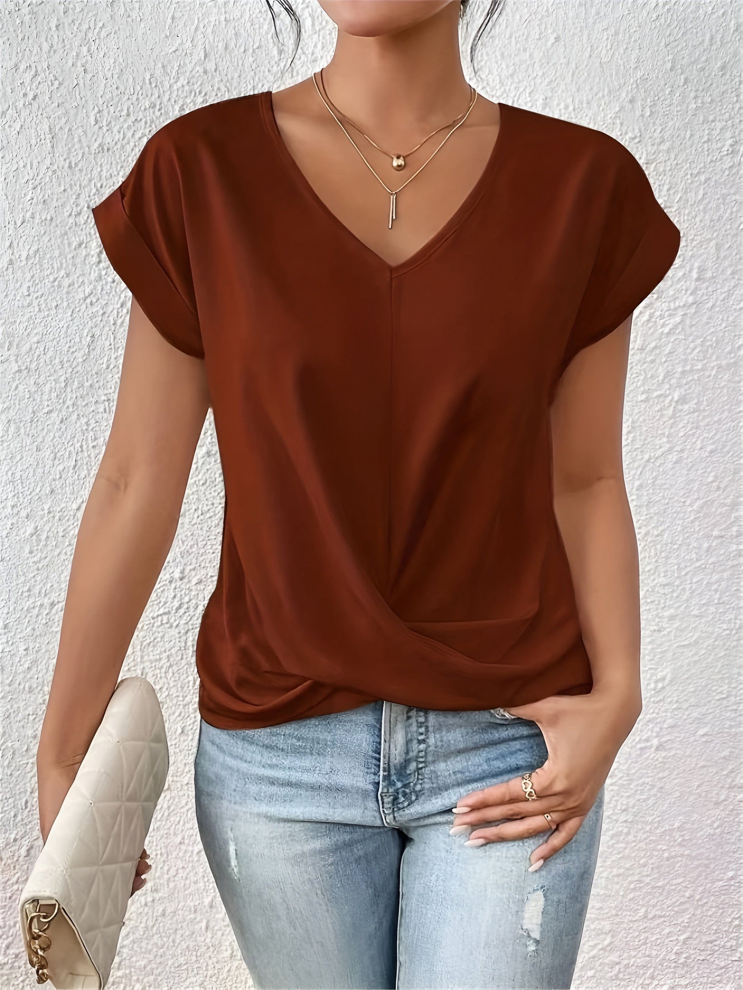 Eleanor / T-shirt à Col V