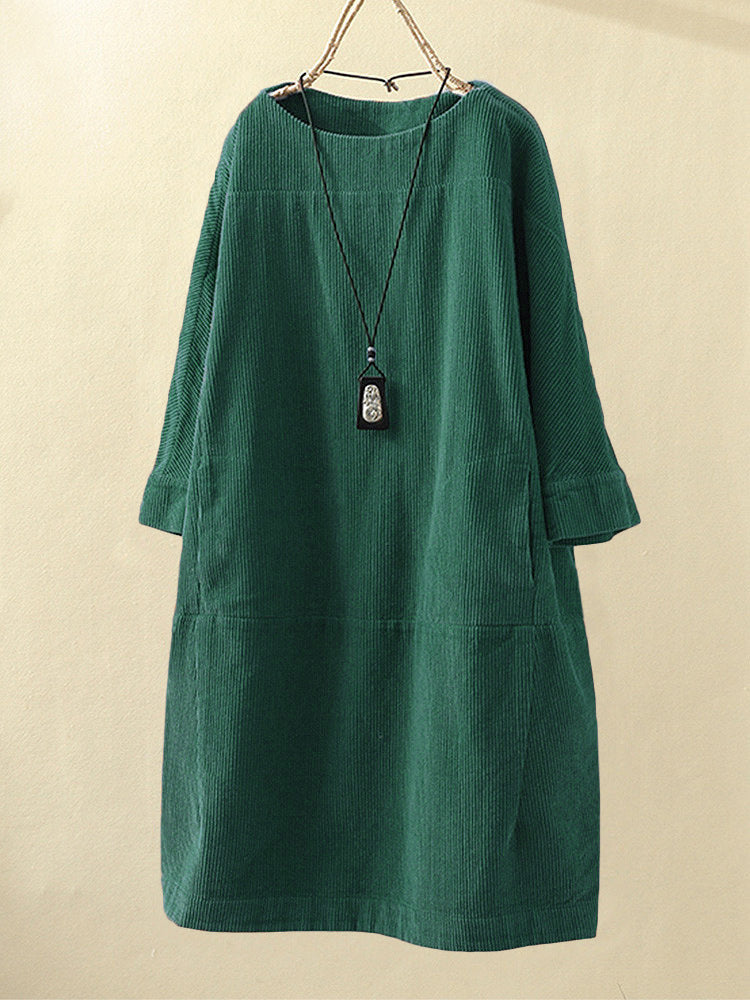 Lisa™ | Robe de printemps élégante verte