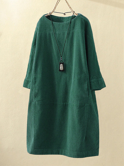 Lisa™ | Robe de printemps élégante verte