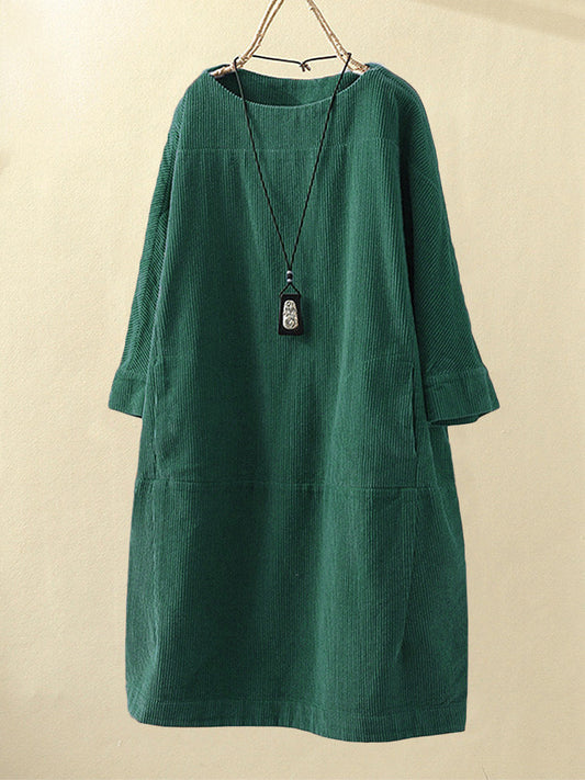 Lisa™ | Robe de printemps élégante verte