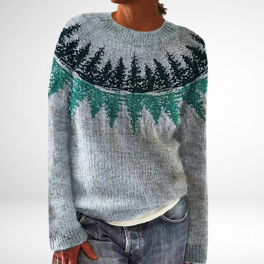 Cécilia | Pull d'hiver rétro