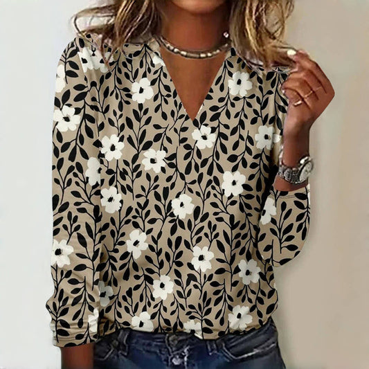 Histoire | Pull vintage à imprimé floral