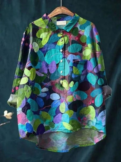 Lila - Blouse à imprimé floral