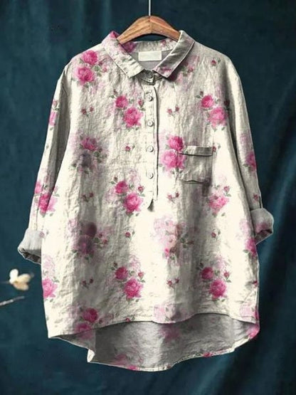 Lila - Blouse à imprimé floral