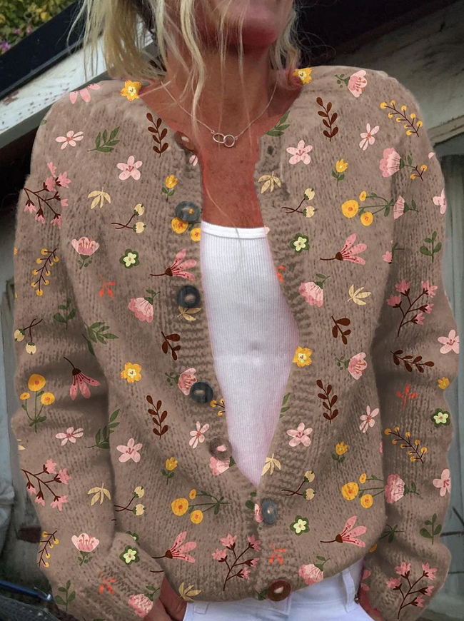 Lowri | Cardigan imprimé fleuri
