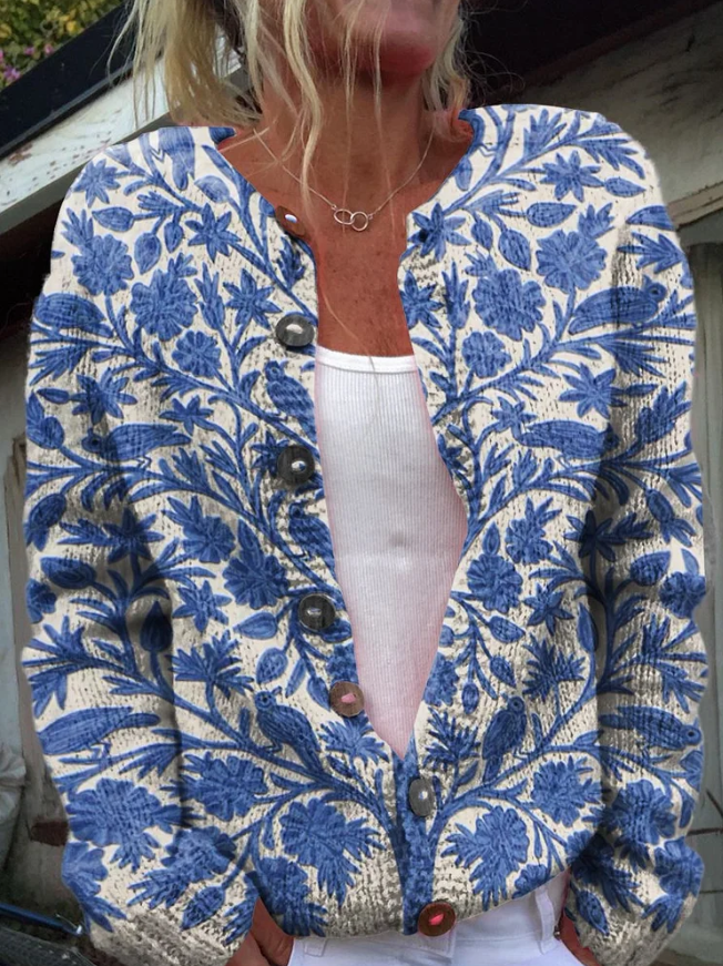 Lowri | Cardigan imprimé fleuri