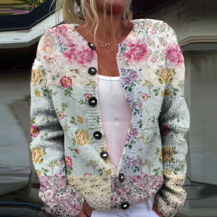 Lowri | Cardigan imprimé fleuri