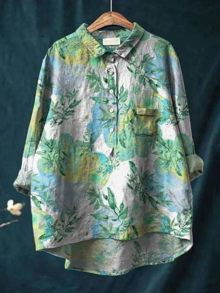 Lila - Blouse à imprimé floral