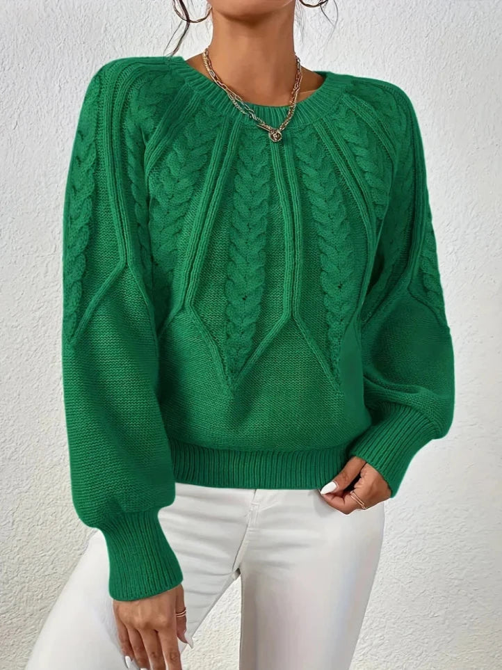 Florence | Pull chic en maille tressée