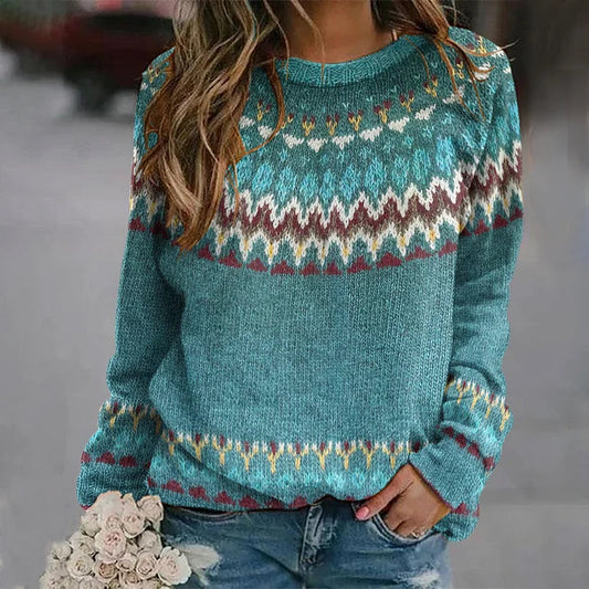 Aline | Pull d'hiver rétro