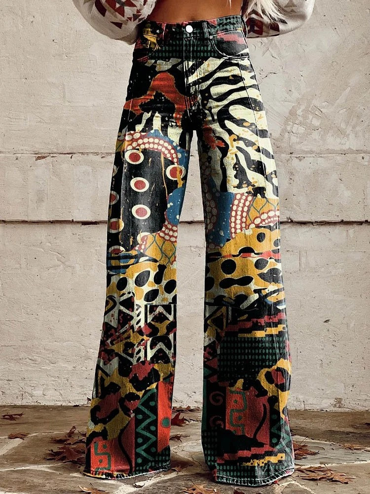 Surréalisme | Pantalon évasé vintage