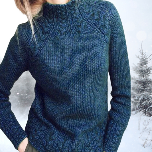 Marijke | Pull élégant à col roulé