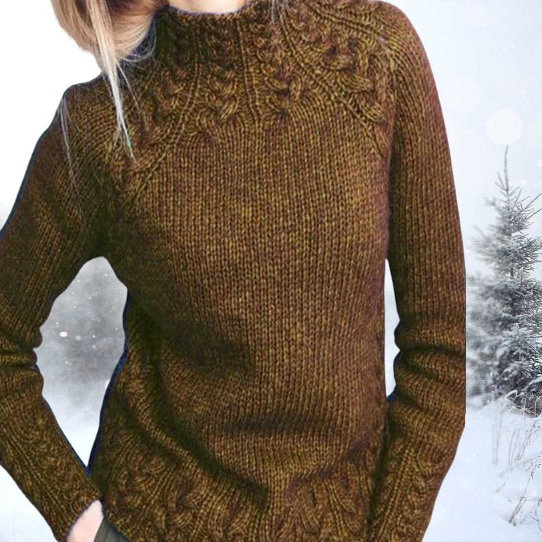 Marijke | Pull élégant à col roulé