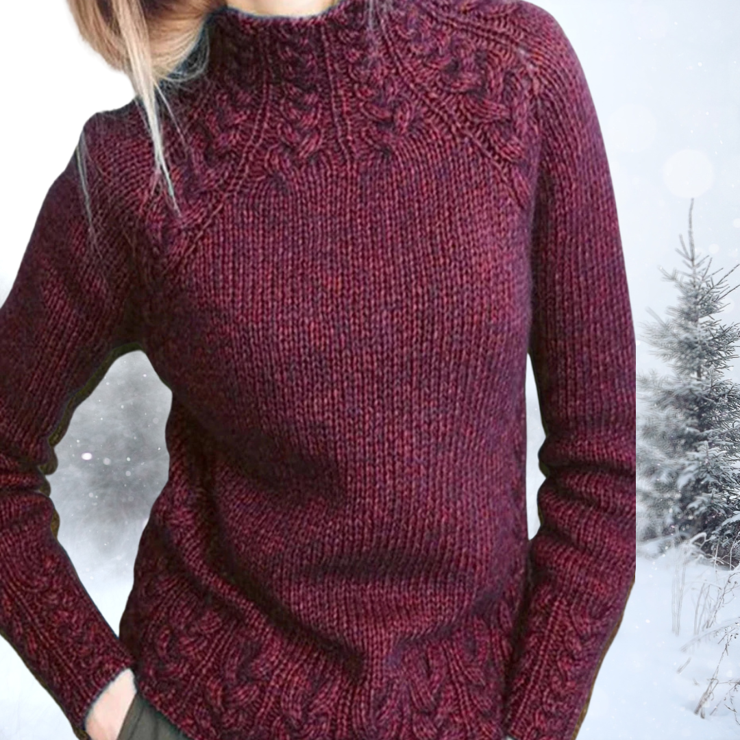 Marijke | Pull élégant à col roulé