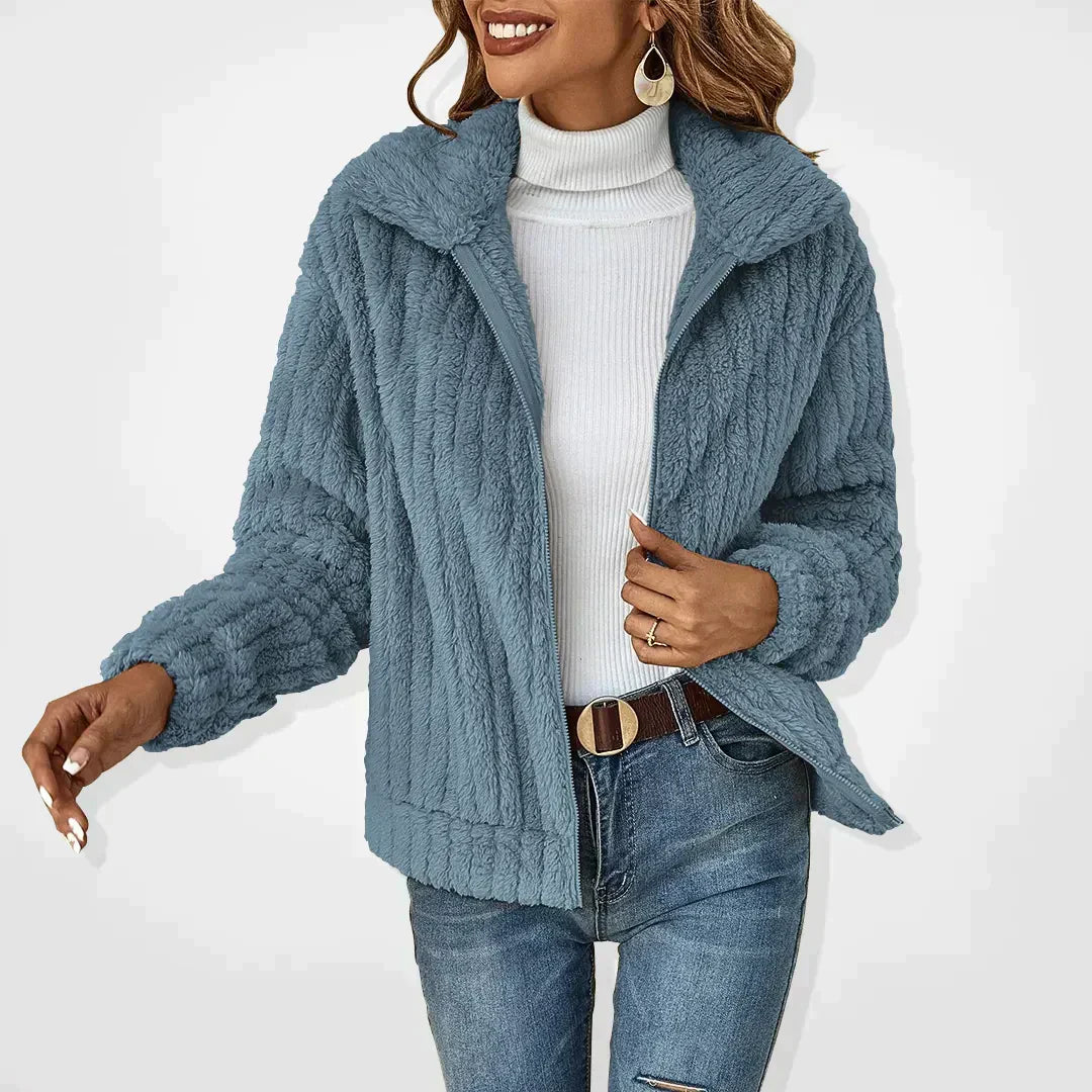 Lucie | Cardigan en fourrure