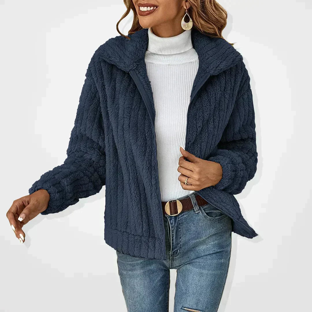 Lucie | Cardigan en fourrure